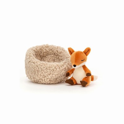 Jellycat Hibernating Fox Australia | 691502CKX